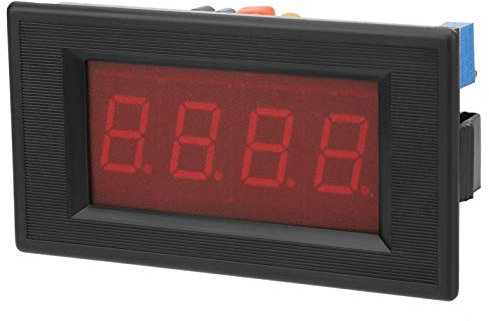 Medidor de amperio, medidor de potencia CC, 5135A DC5V DC amperímetro medidor de panel de corriente probador de amperaje 3.11 * 1.69 * 0.94in(DC50mA/DC100mA/DC200mA)