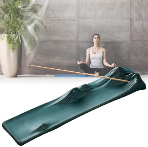 Brateuanoii Bruciatore Incenso, Porta Incenso, Porta Incenso Per Bastoncini, 23.5cm, Montagna, Porta Incenso Ash Catcher, Porta Incenso In Ceramica, Ideale Per Sala Yoga, Sala Meditazione e Soggiorno