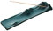 Brateuanoii Quemador de Incienso Cerámica, Incensario Carbon, Quemador de Incienso de Cerámica en Forma de Barco, 23.5cm para la Decoración de Yoga Meditativa de la Aromaterapia, Verde Retro