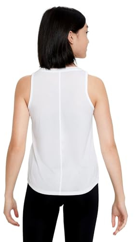 Nike DH5215-100 G NK DF ONE Tank GX Vest Girl's White/Black Größe XL