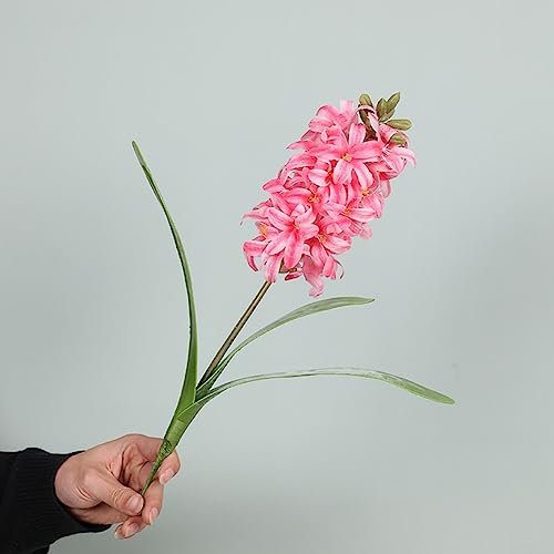 Künstliche Hyazinthe Violette Blume Haus Garten Hochzeit Dekoration Fake Blumen Deep Pink