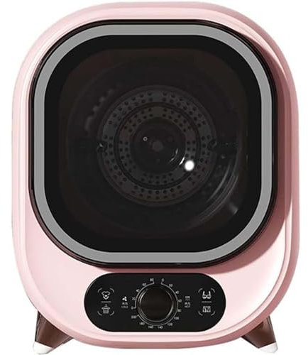 Secadora pequeña de caída, secador de caída de Condensador portátil, 5 kg de secador de Caza ventilado, Compacto, Mini secador de Giro, Capacidad de Carga de 0.8 kg