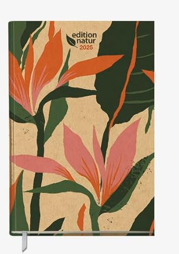 Chef-Timer Edition Natur Strelitzie - Kalender 2025 - Korsch-Verlag - Eine Seite pro Tag - Terminplaner - 14,5 cm x 20,5 cm