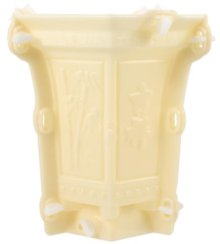 Molde Hexagonal De Plástico para Macetas De Hormigón Y Cemento, Ideal para Crear Maceteros Decorativos Y Manualidades En Casa, 22 Cm De Altura