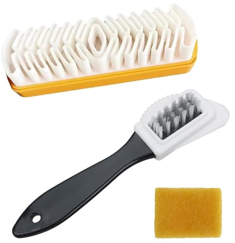 Brosse à Chaussures en Daim et Nubuck - Outil d'Entretien pour Chaussures