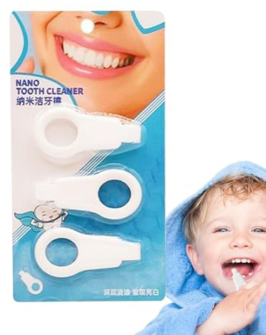 Spazzolino Bambini Igiene Dentale Profonda Salvietta Bocca Spazzola Orale | Salviette per denti e bocca Per alito cattivo, macchie di caffè e tè, rimozione macchie, salvietta detergente bocc