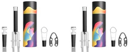 Wine Air Pressure Opener Set Needle Wine Bottle Cork Remover Accessory Tool with Wine Aerator Pourer Air Pressure Wine Opener