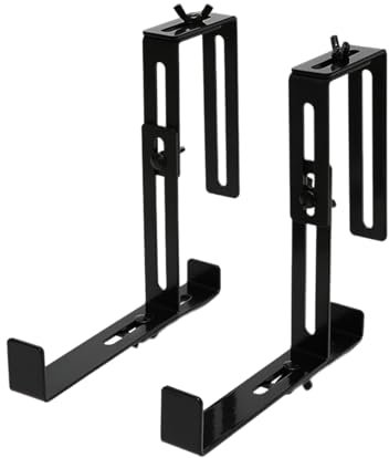 wivixi 2 x Blumenkasten-Halterungen, verstellbare Wand-Pflanzgefäß-Haken, hängende Pflanzenhalterungen, Fenster-Pflanzgefäß-Aufhänger für Gartenzaun