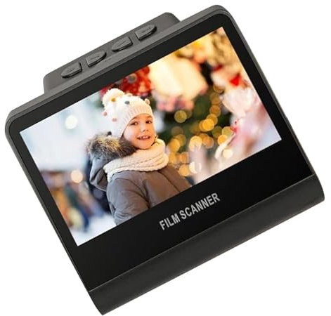 22MP Digitaler Filmscanner, Film- und Folienscanner mit 5 Zoll LCD -Bildschirm, 16 GB Speicher, 35 Mm, 110, 126 Folien und Negative in Digitales Foto Konvertieren