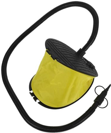 VALICLUD Fuß-luftpumpe Blasebalg Mit Adaptern Für Luftmatratzen Camping Yoga Ball Matratze Schnelle Manuelle Luftpumpe Robust Und Kompakt Geeignet Für Outdoor Und Boot