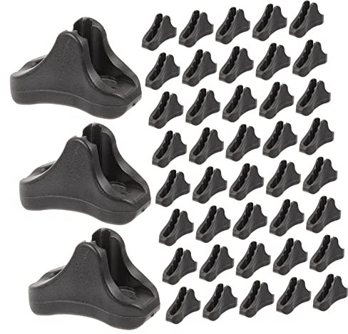 UPKOCH 50pezzi Fissaggi per Corde Fibbie Compatte per Tende Fissatori Creativi per Corde Fissaggi Resistenti all Usura per Esterni