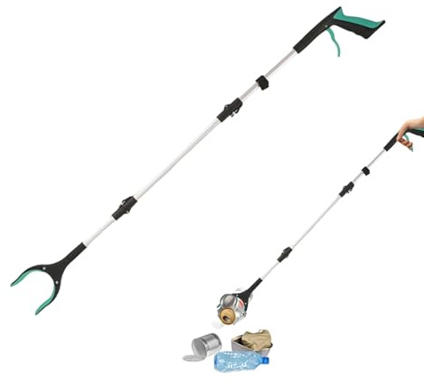 Grabber Reacher Tool – Attrezzo di presa e presa | Pinza per anziani, pieghevole ad alte prestazioni, raccoglitore dei rifiuti, attrezzi pieghevoli per la casa