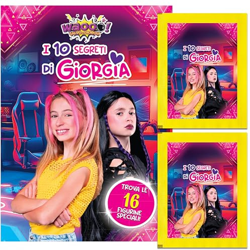 SALVO E GIORGIA Album I 10 Segreti di Giorgia 2026 + 2 Pacchetti di Figurine