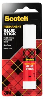 Scotch Glue Stick 6015, .52 Ounces
