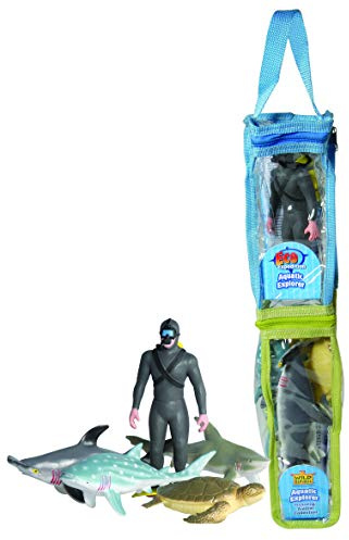 Wild Republic Diver, Toy Figure, Bath Toy, Pool Fun, Underwater Adventure, Double Tube, Ocean Theme