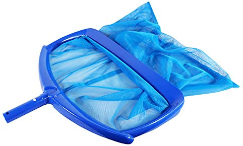 well2wellness® Poolkescher Bodenkescher Tiefenkescher De Luxe mit stabilem Rhamen und extra tiefem Netz