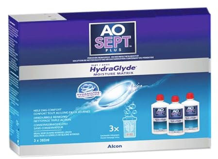 AOSEPT 10108350 Plus Hydraglyde Lentille de Couleur Mensuelle