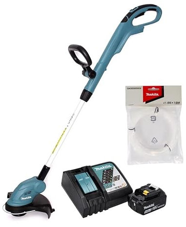 Makita DUR 181 RT1 Akku Rasentrimmer 18 V 260 mm + 1x Akku 5,0 Ah + Ladegerät + 1x Mähfaden