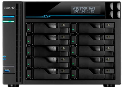 Asustor AS6510T NAS Tower Ethernet/LAN Noir C3538