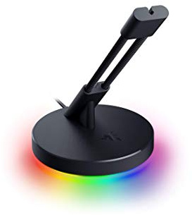 Razer Gaming-Maus Bungee V3 Chroma: Zugfreie kabelgebundene Mausunterstützung – für Leistung auf Esport-Level – gewichtete Basis – rutschfeste Füße – klassisches Schwarz