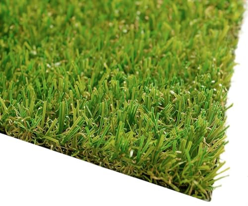 Cesped artificial terraza exterior California - rollo cesped artificial 1x5m 20mm de altura con alta densidad - calidad profesional - fácil instalación con buen drenaje
