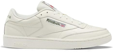 Reebok Club C 85, Scarpe da Ginnastica Uomo, CHALK/CHALK/HUNGRN, 45.5 EU