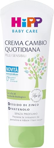 HiPP Baby Care Tägliche Schaltcreme, Schutzcreme und beruhigende Windelwechsel für empfindliche Haut, mit Bio-Mandelöl und Zinkoxid, 1 Stück à 75 ml