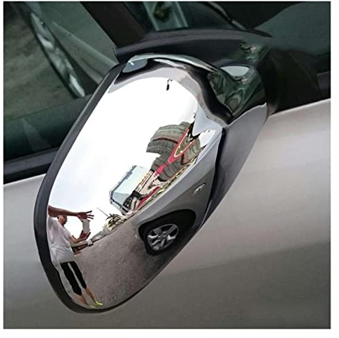 Spegelkåpa 2st för Peugeot 307 CC SW 407 2004-2012 Dörrsidospegel Krom Kåpa Rearview Cap Sidospegelskydd