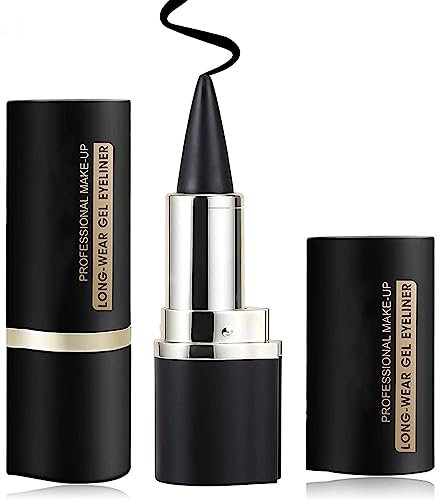 EHIOG Matita eyeliner nera – impermeabile, a prova di sbavature, penna eyeliner gel per un trucco duraturo, formula ad asciugatura rapida per linee precise, ideale per tutte le forme degli occhi e