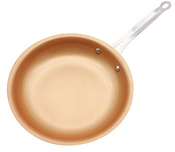 SHOUKAII Casserole, Poêlon Casserole Rouge Céramique Induction Poêle Poêle Casserole Four Lave-Vaisselle