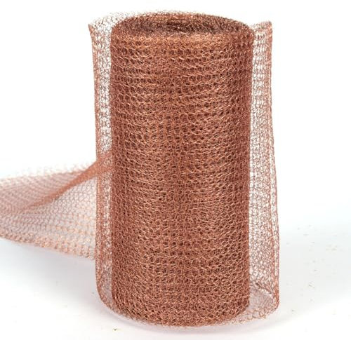 EHOTER Anti Schneckenzaun Kupfernetz Kupferband Gegen Schnecken Hochbeet Schneckenzaun Metall für Blockieren von Eintrittspunkten Shneckenschutz für Garten Nacktschnecken Mäuse Abwehr (A)