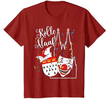Kölner Dom Kölle Alaaf Konfetti Karneval Faschingumzug T-Shirt