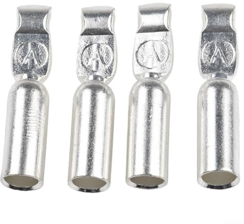 Zeroupshop Lot de 10 bornes à broches, 50/120 A 600 V, connexion rapide, pour connexions de batterie, terminaison efficace des câbles (4 pièces-50 A)