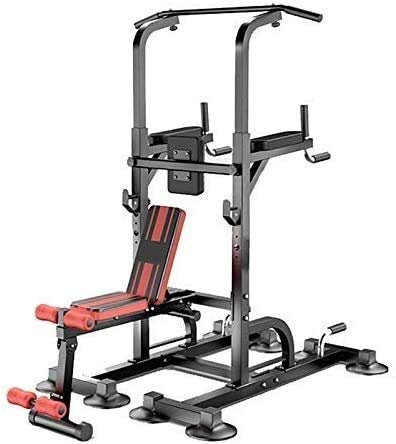 Hantelbank für zu Hause, Hantelbank, multifunktionale Trainingsstation, Hantelbank mit Kniebeugenständer, verstellbare Krafttrainingsbank, maximale Belastung 1100 Pfund für das Heim-Fitnessstudio