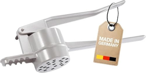 Westmark Prensa para patatas fritas, Prensa para churros, prensa para patatas de aluminio, Para patatas, churros y patatas fritas, Plateada, 41 cm
