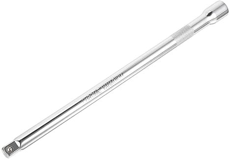 Angoily Rallonge à Percussion 3/8 En Acier à Haute Teneur En Carbone 250 Mm Anti-rouille Thermique Outil D'entraînement Pour Réparation Automobile