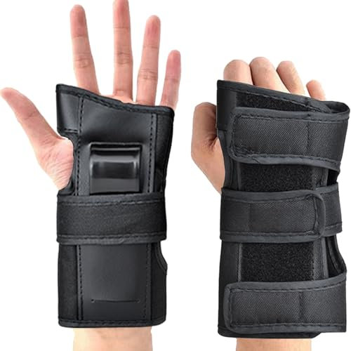 Handgelenkschutz, Handgelenkschutz, Handgelenkschoner für Skaten, Rollschuhlauf-Handgelenkschutz für Erwachsene und Snowboard-Handgelenkhandschuhe für sportlichen Schutz