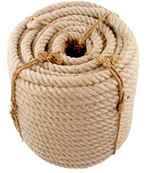 BgnEhRfL Cuerda,Cordel, Cuerda de cáñamo for Exteriores, Cuerda de Yute, Cordel de cáñamo Natural, artesanía rústica, Accesorios Hechos a Mano(26MM/10M)