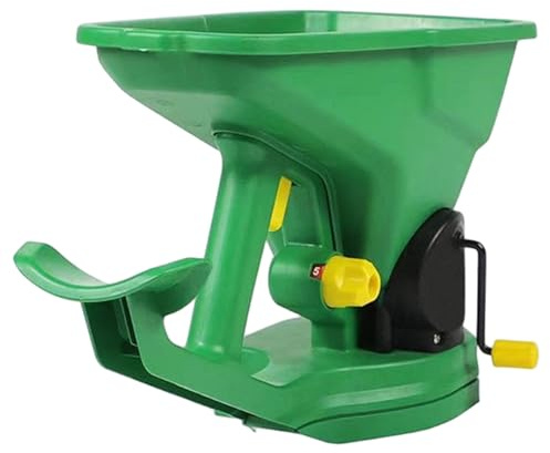 Xoeryoy Esparcidor de Semillas, esparcidor de Fertilizantes de Mano de plástico Ajustable, Herramienta de plantación portátil para Jardines, céspedes y Granjas
