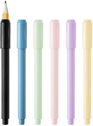 Ensemble d'extension de crayon, allongeur artistique, appareil léger et confortable, gadget portable pour stylos, organisateur d'étudiant adulte, outil à la maison
