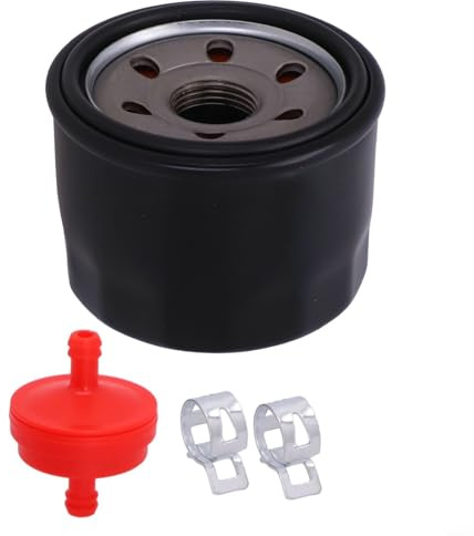 Oljefilter 951-12690 751-12690 kompatibel med Troy-BILT för Craftsman för CADET, inkl. bränslefilter tändstiftsklämmor, för gräsklippare motorunderhåll