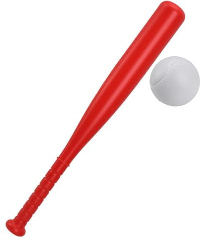 Mazza da baseball per bambini|Mazza da baseball per bambini, plastica per – Palla multiuso e accessorio da palestra per, rossa