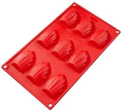 Fat Daddio's SMF-032 Silicone Bakeware 9-Cavity Madeleine (1 oz)