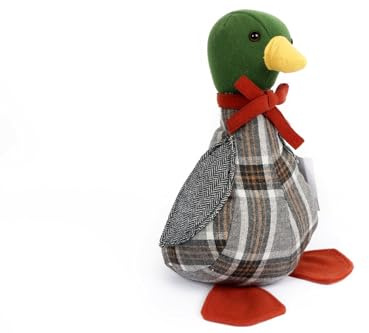 Stoff Duck Türstopper Stockente Duck Türpuffer 28cm Tweed Land Bauer Stil