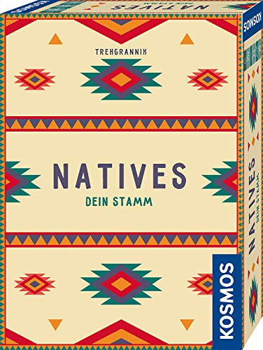 Kosmos 695033 Natives - Dein Stamm, Kompaktes Kartenspiel mit einfachen Regeln und taktischer Raffinesse, Spiel-Spaß für 2-4 Spieler ab 10 Jahren, Brettspiel