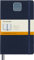 Moleskine - Classic Notebook Expanded, Taccuino a Righe, Copertina Rigida e Chiusura ad Elastico, Formato Large 13 x 21 cm, Colore Blu Zaffiro, 400 Pagine