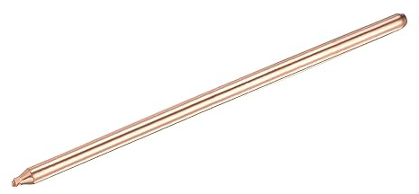 sourcing map Rundes Kupfer Heatpipe zur Kühlung von Laptop CPU GPU Kühlkörper 8 mm x 240 mm