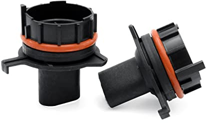 njssjd 2 x H7 HID Leuchtmittel-Adapter Sockel Halter H7 Xenon Birne Base Befestigungsclips für 1996–2000 B/MW 5 Serie E39 2000–2003 B/MW X5 E53 Pre-LCI