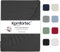 Komfortec Lenzuolo con angoli elasticizzati in jersey, 160 x 200 cm, 100% cotone, Antracite