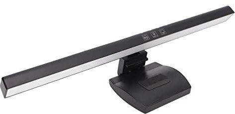 Monitorljusfält, Datorskärmslampa för ögonvård, Pekdimbar Skärmljus, Justerbar Ljusstyrka och Färgtemperatur, Ingen Skärmbländning, Utrymmesbesparande, USB-driven